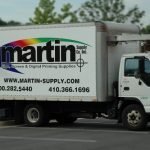 Box truck - cut vinyl lettering and graphics by Sign Central, Inc.