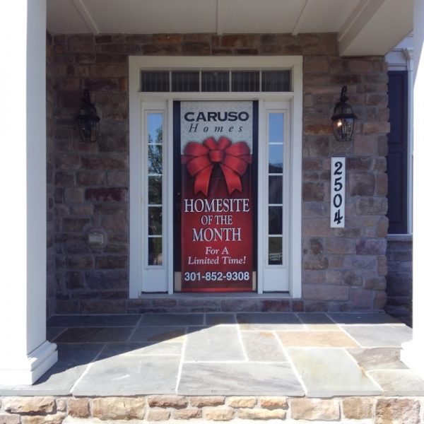 Caruso Homes Door Banner by Sign Central, Inc.