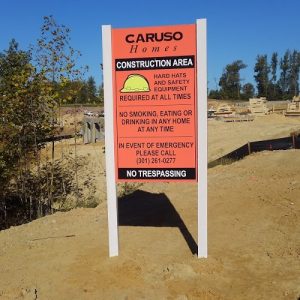 Custom Construction Sign by Sign Central, Inc.