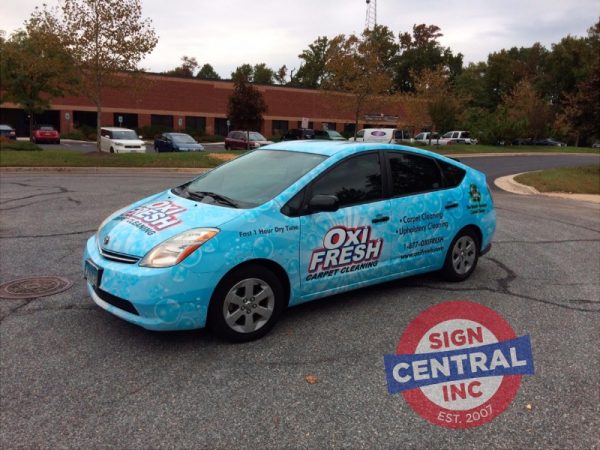 Custom Vinyl Car Graphics Wrapping by Sign Central, Inc.