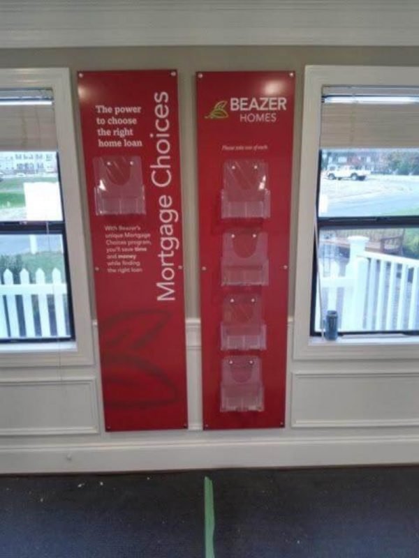 Mortgage Choice Display, PVC with Acrylic and Applied Graphics by Sign Central, Inc.