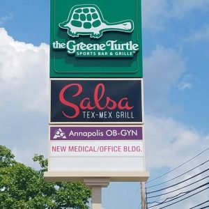 Outdoor signs by Sign Central, Inc.