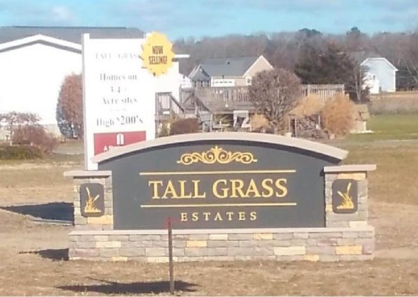 Stone Monument by Sign Central, Inc. at Tall Grass Estates